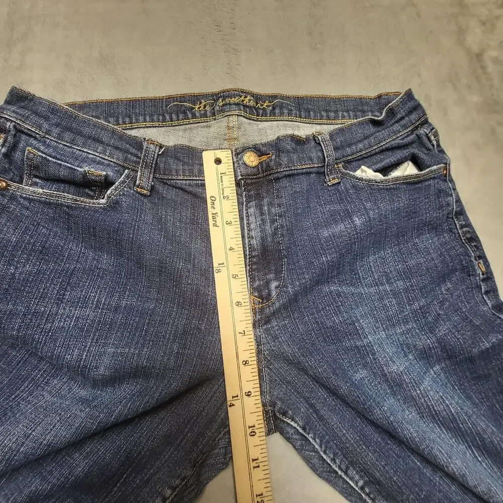 Old Navy The Sweetheart Jeans Womens 12 Tall Blue Flared Mid-Rise 5-Pocket